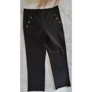 Hiview‎ Sailor Pant Womens Sz 8 Black Front Straight Leg Career